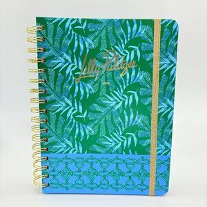 Lilly Pulitzer 2025 - Large 12 Month Agenda Planner Leaf Green Tropical NEW